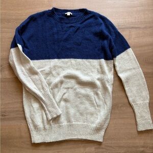GAP Colorblock Mohair Blend Sweater
